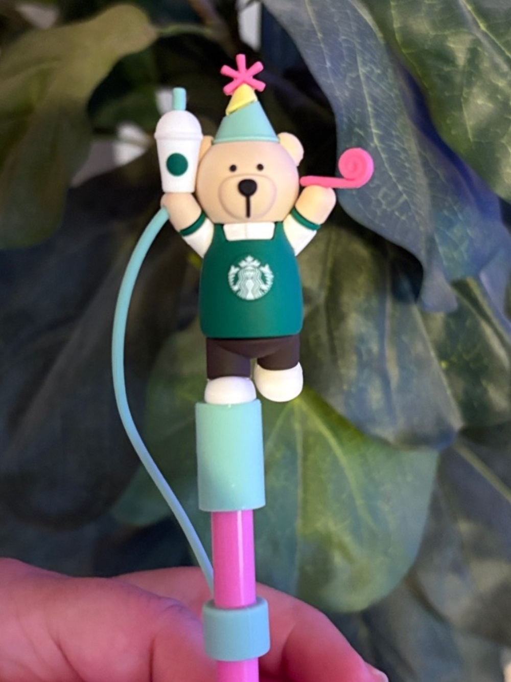 Starbucks Mexico birthday straw topper